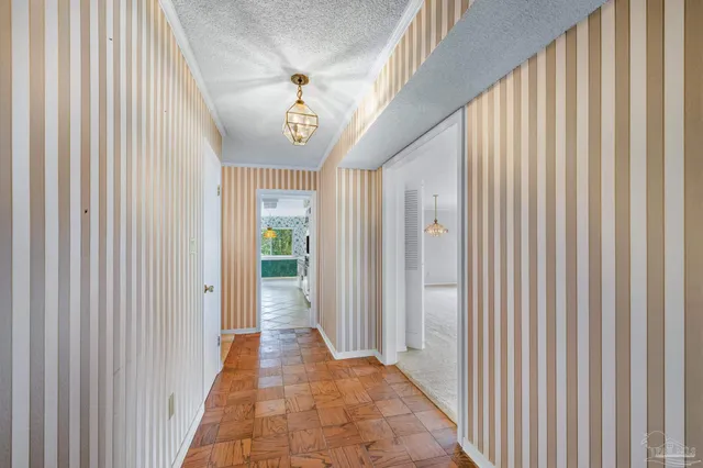 a view of a living room hardwood floor