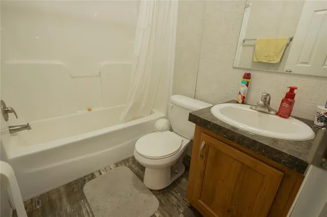 an empty room with closet