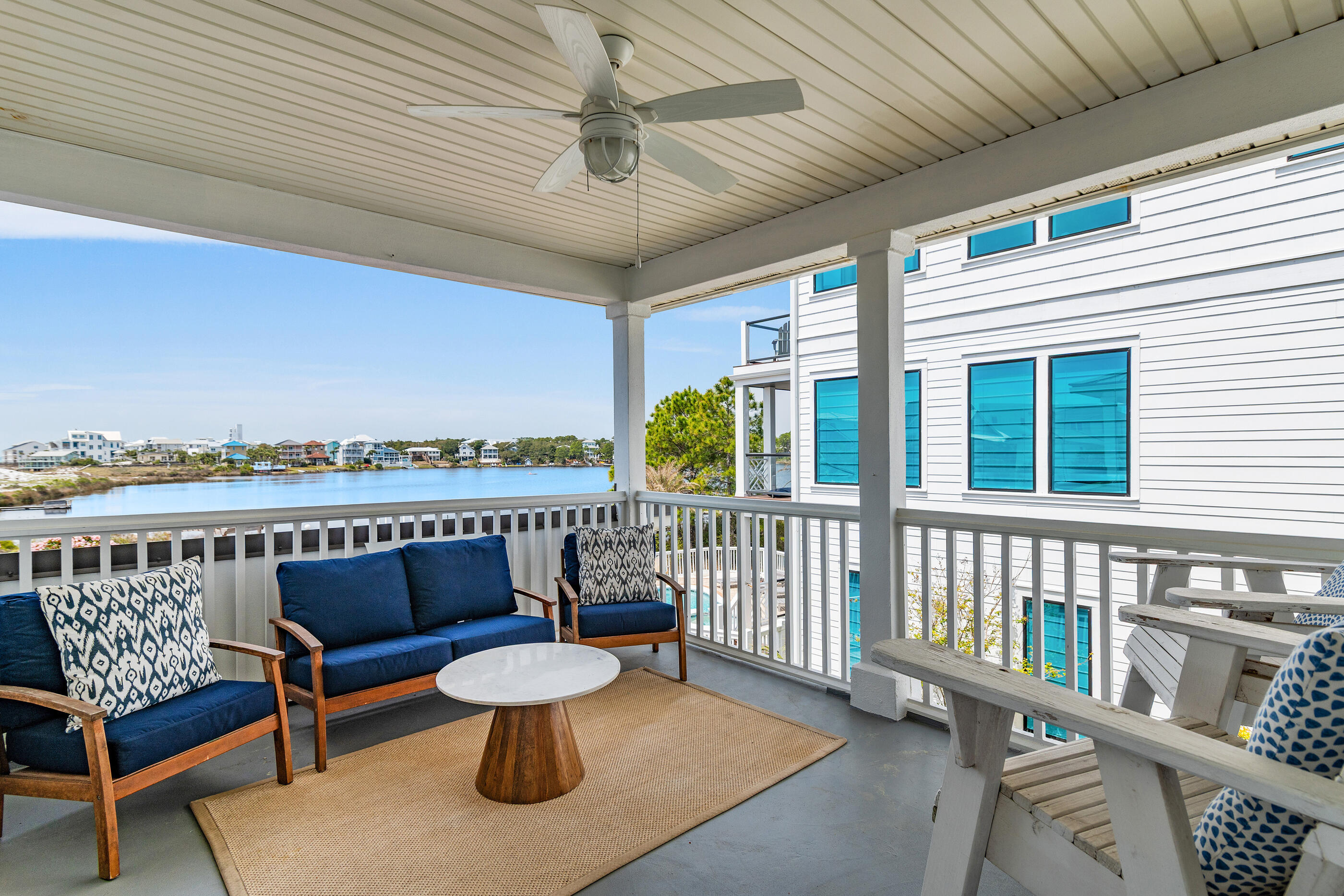 34 Beachside Drive Santa Rosa Beach, FL 32459 - Photo 24 of 65 a view of a chair and table in the balcony