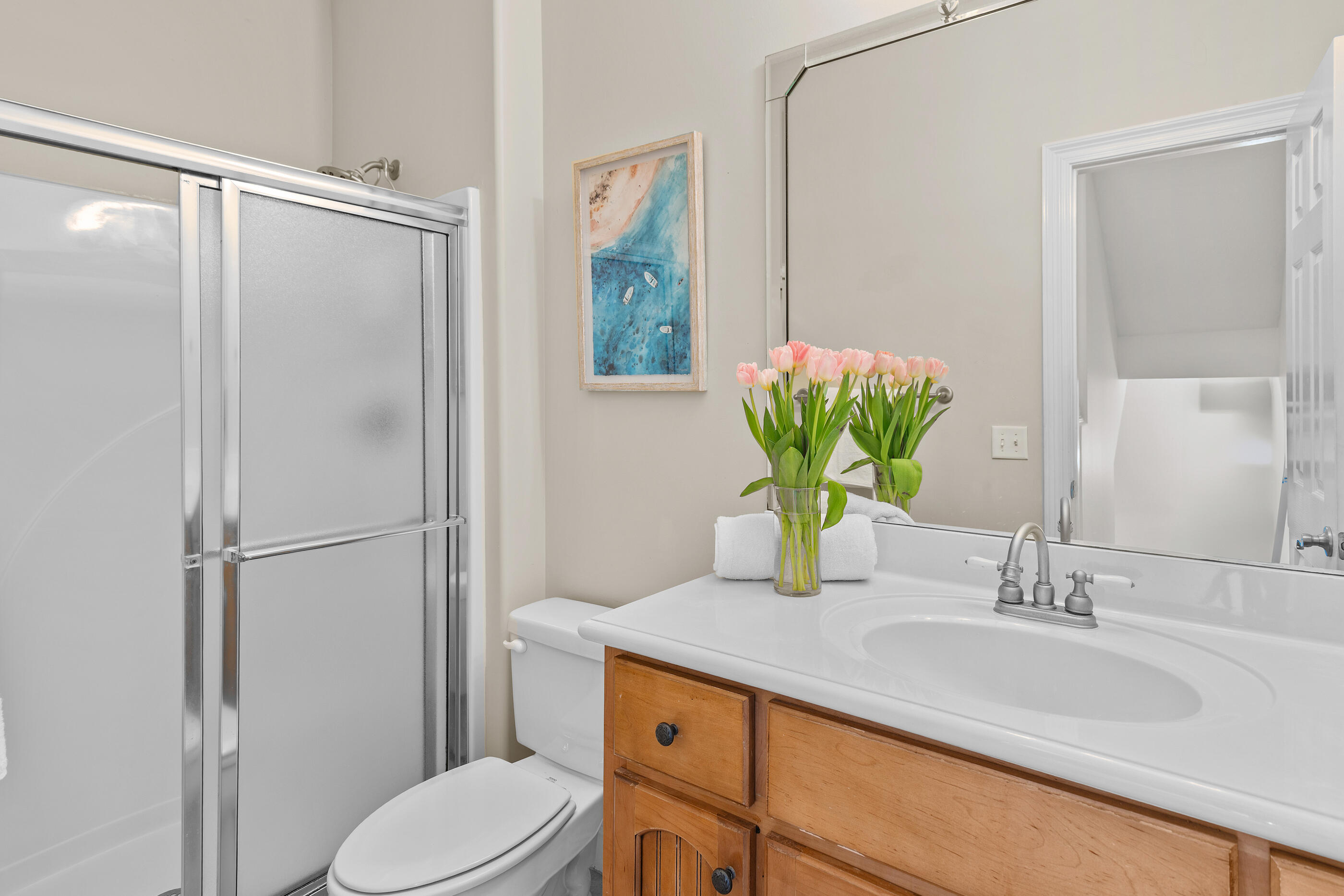 34 Beachside Drive Santa Rosa Beach, FL 32459 - Photo 35 of 65 a bathroom with a sink toilet and shower