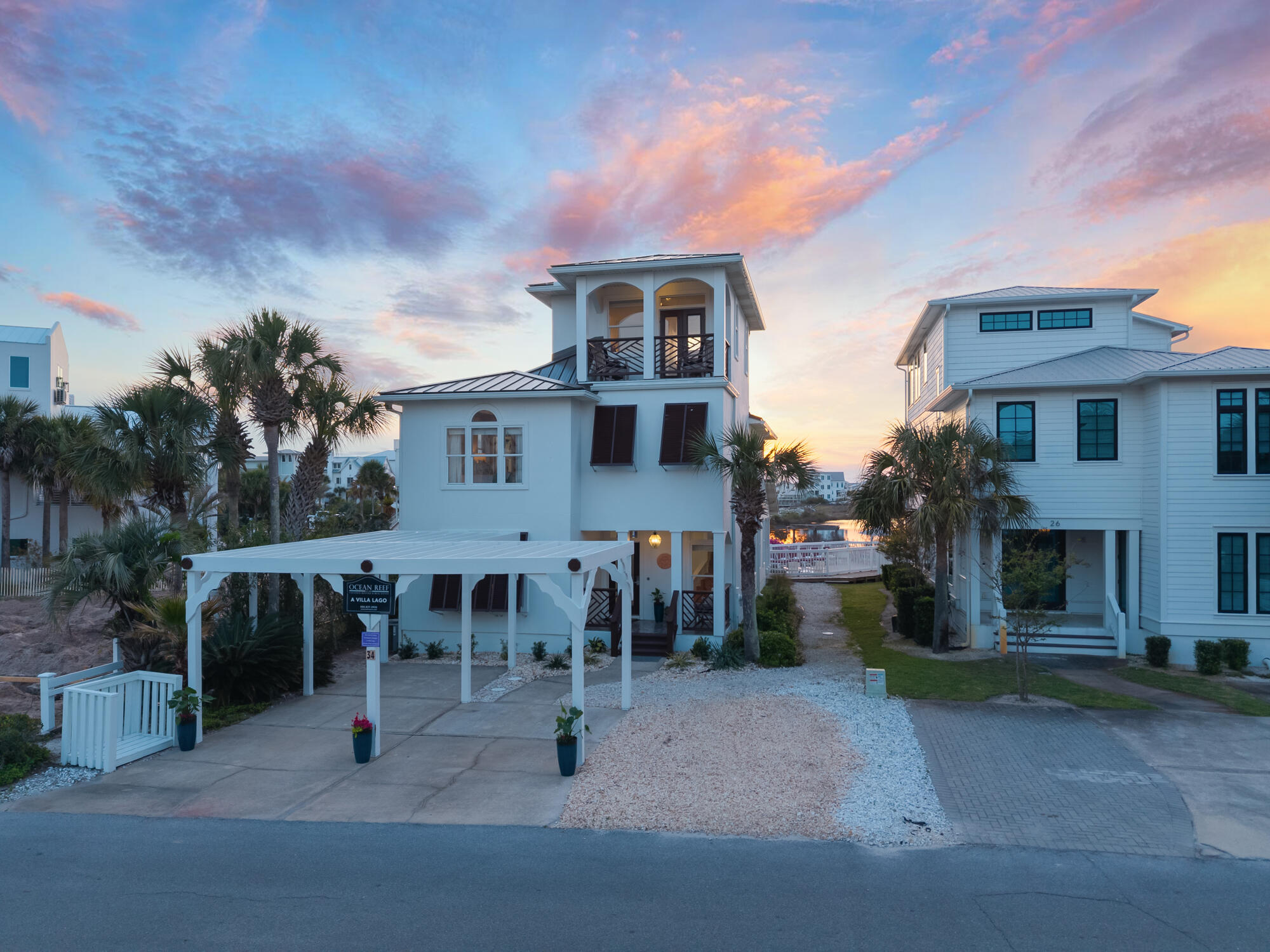 34 Beachside Drive Santa Rosa Beach, FL 32459 - Photo 45 of 65 a view of a house with a patio