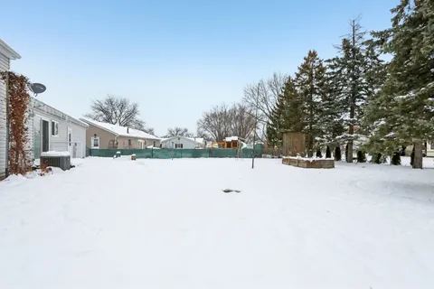 a view of road with covered with snow