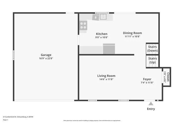 $384,900 | 21 Cumberland Drive, Schaumburg, IL 60193