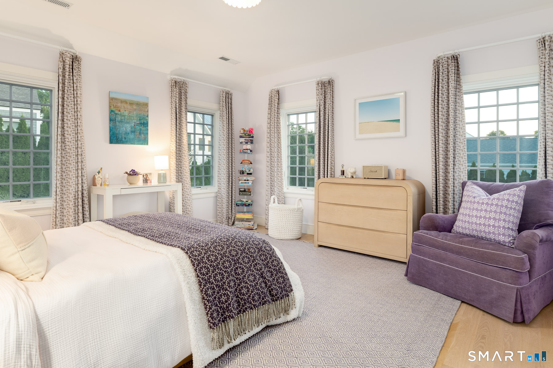 16 Juniper Road Norwalk, CT 06853 - Photo 23 of 30 a spacious bedroom with a bed couch and large window