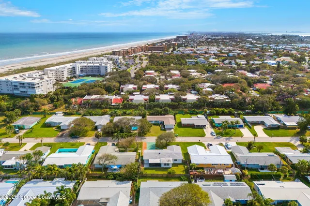 a view of city and ocean