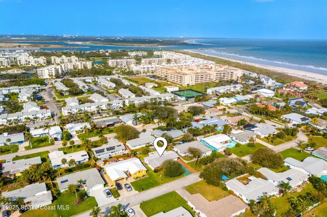 a view of an ocean beach