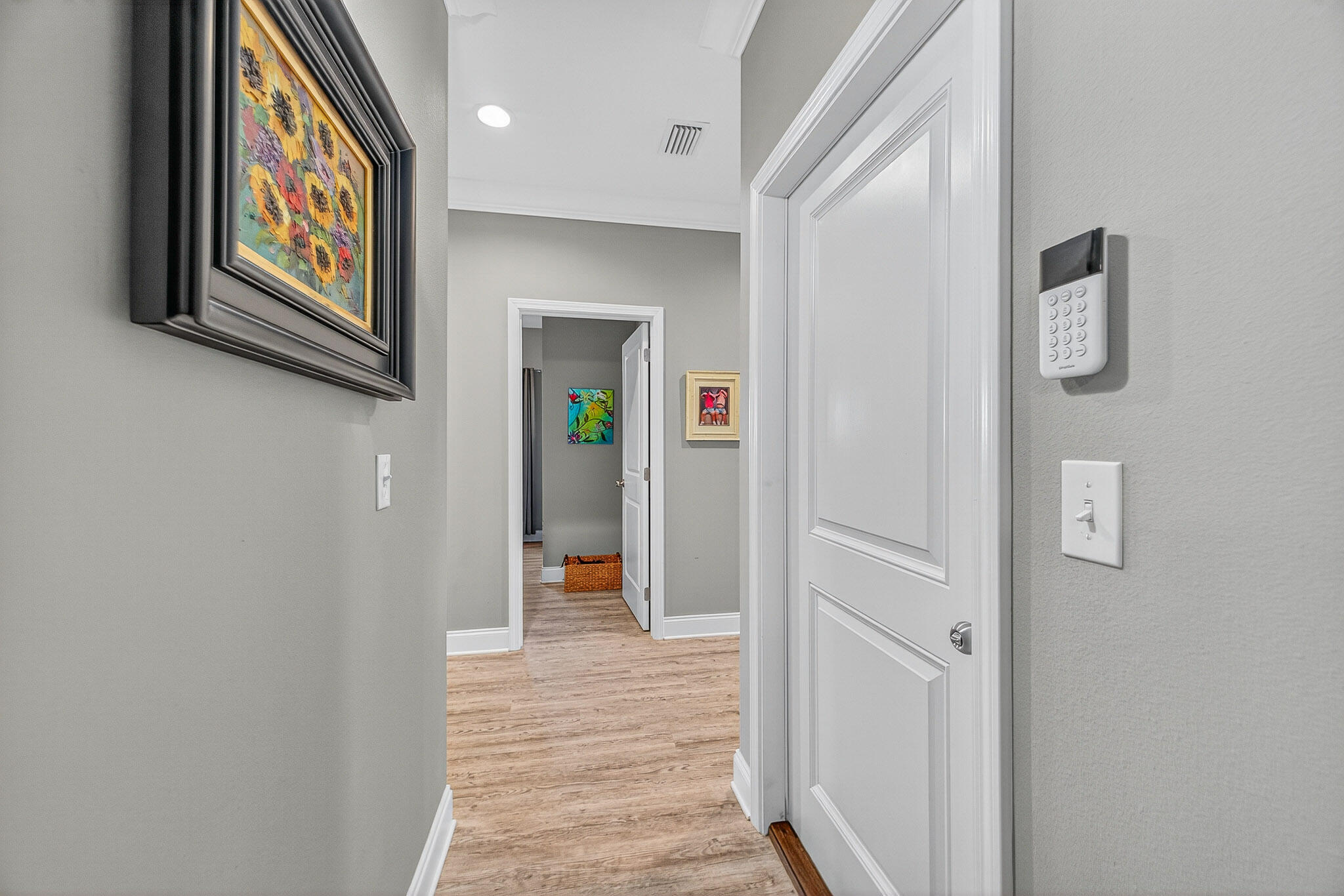 61 B 6th Street Shalimar, FL 32579 - Photo 24 of 59 a view of hallway with wooden floor