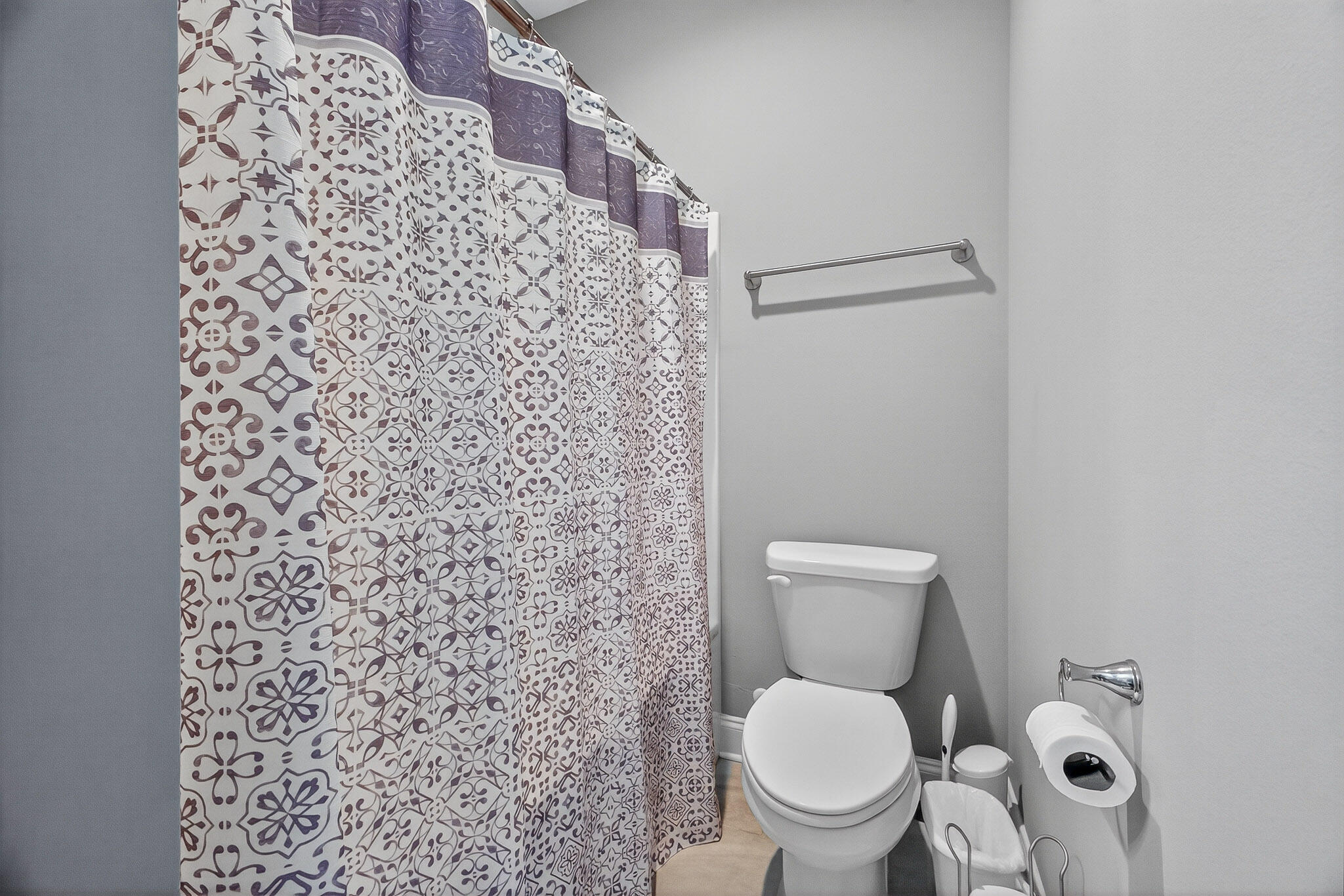 61 B 6th Street Shalimar, FL 32579 - Photo 9 of 59 a white toilet sitting next to a small bathroom