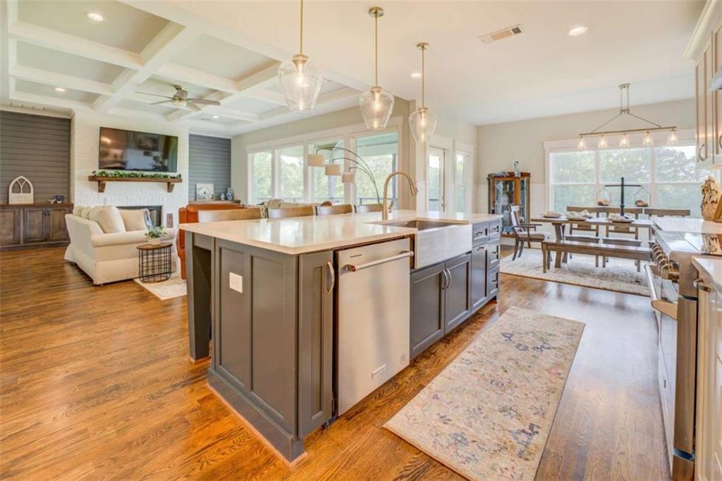 3076 East Lake Road McDonough, GA 30252 - Photo 7 of 49 a large kitchen with lots of counter top space