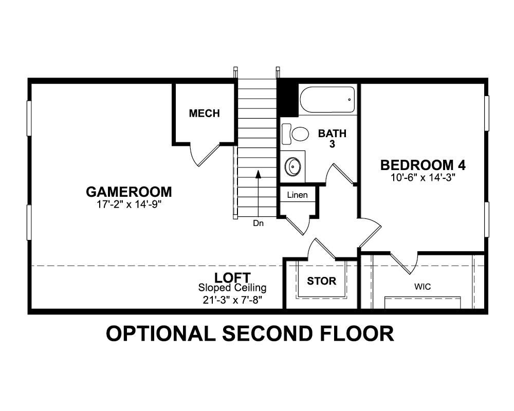 2271 Spring Hope Drive Mount Pleasant, SC 29466 - Photo 24 of 24 Sycamore-S027-floor2-options