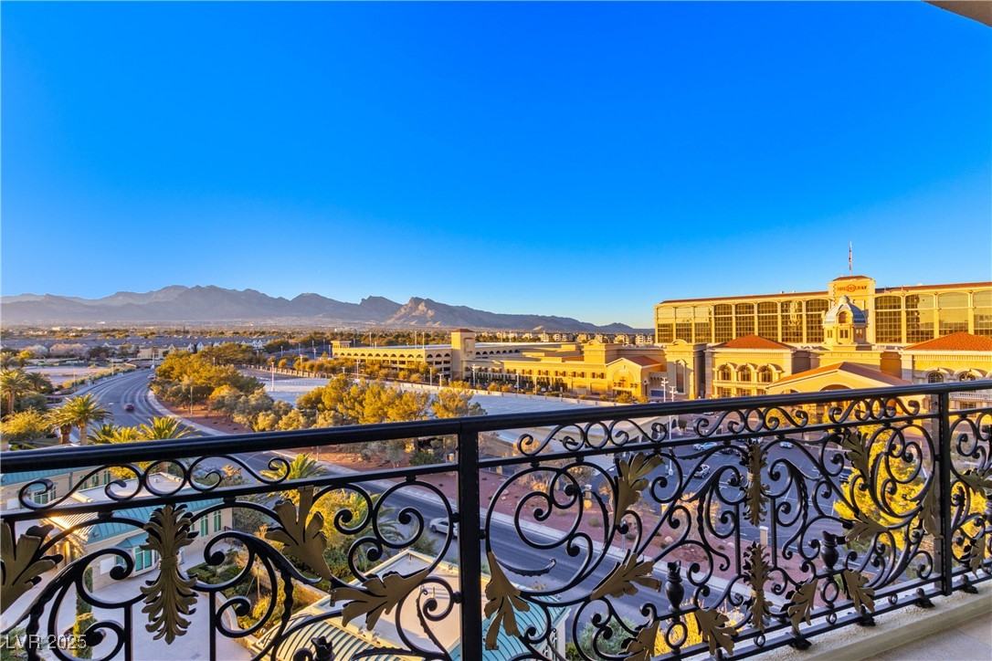 9101 Alta Drive, Unit 505 Las Vegas, NV 89145 - Photo 29 of 64 Balcony with a mountain view