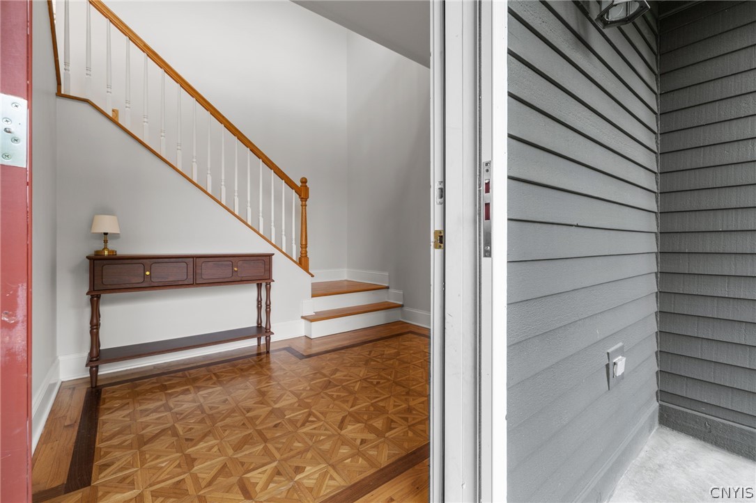 2971 Amber Road Marcellus, NY 13110 - Photo 23 of 50 Main entrance with wood flooring and a hardwood st