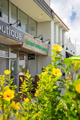 a view of a bike storage area