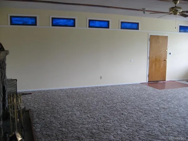 a view of an empty room