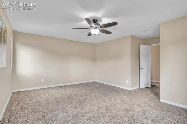 a view of an empty room