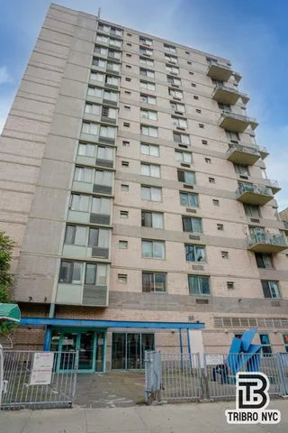 a front view of a building