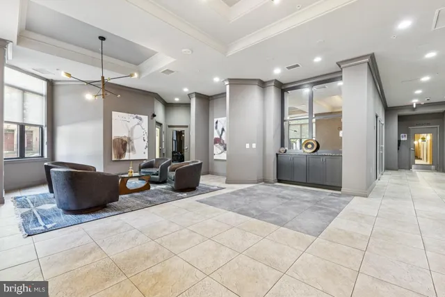 a view of a workspace with furniture