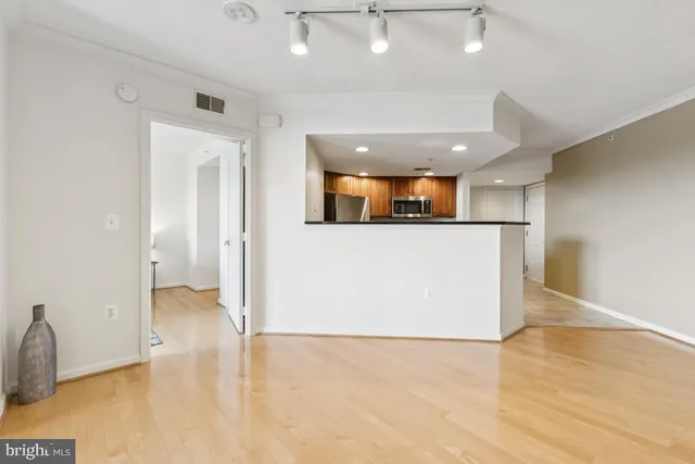 a view of an empty room