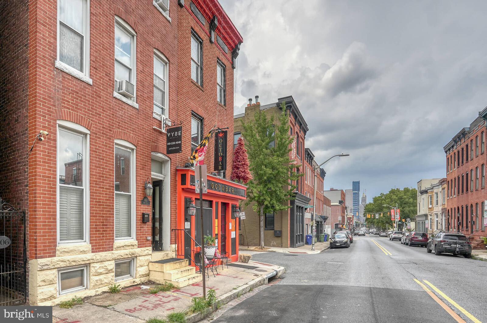 1402 Light Street Baltimore, MD 21230 - Photo 5 of 60 a city street lined with tall buildings