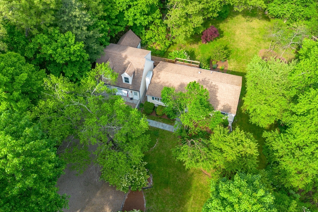 94 Codman Road Lincoln, MA 01773 - Photo 4 of 22 an aerial view of a house with a yard
