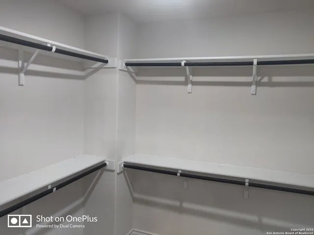 a view of walk in closet