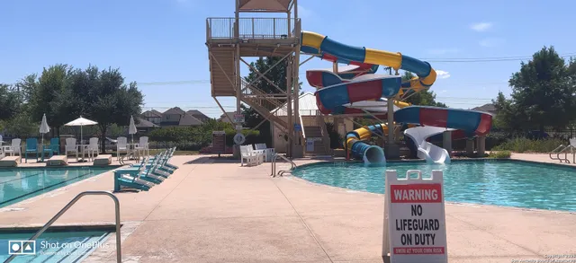 a outdoor view with patio