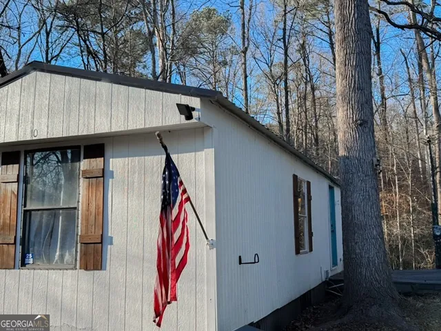 a view of a small house