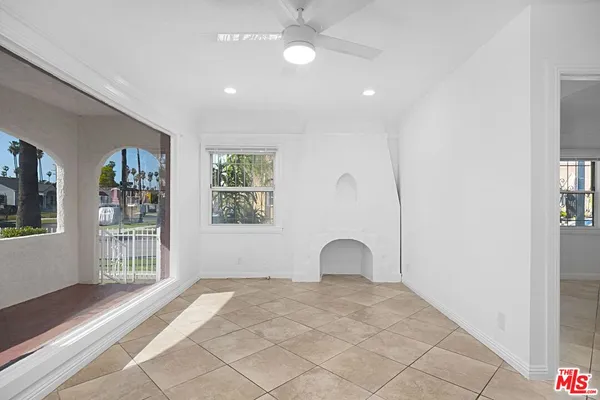 a very nice looking room with a large window
