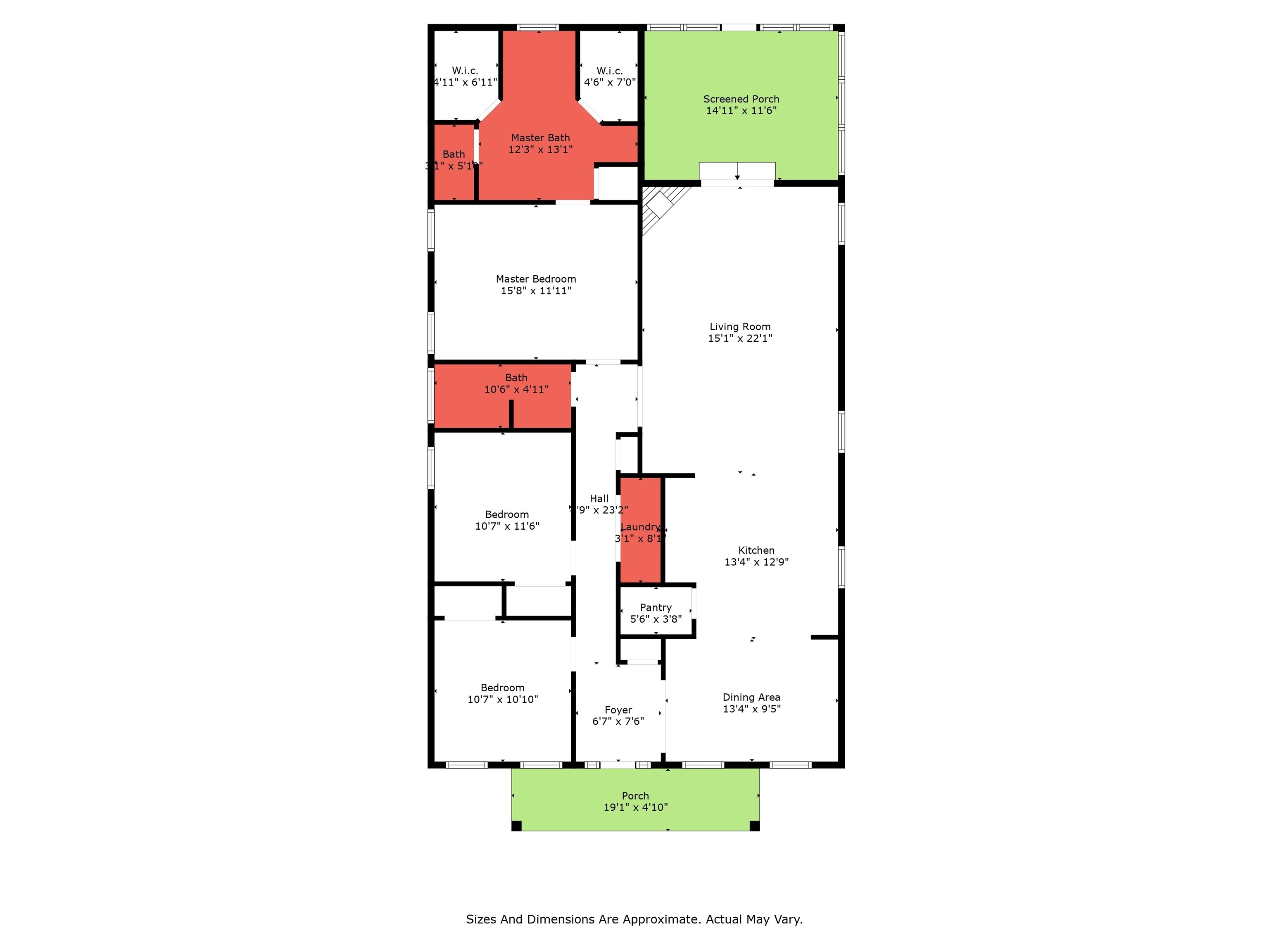 1007 Linlen Avenue Mobile, AL 36609 - Photo 21 of 21 Floor plan