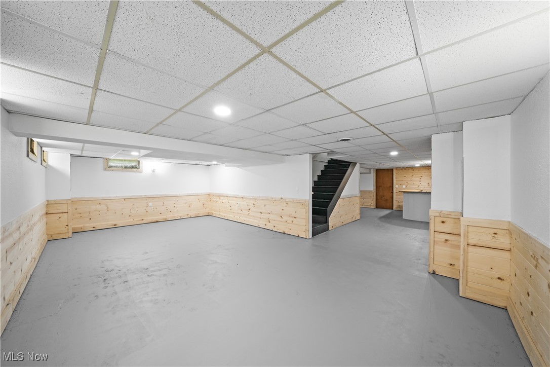 3111 Blake Road Ashtabula, OH 44004 - Photo 24 of 39 Basement featuring a drop ceiling