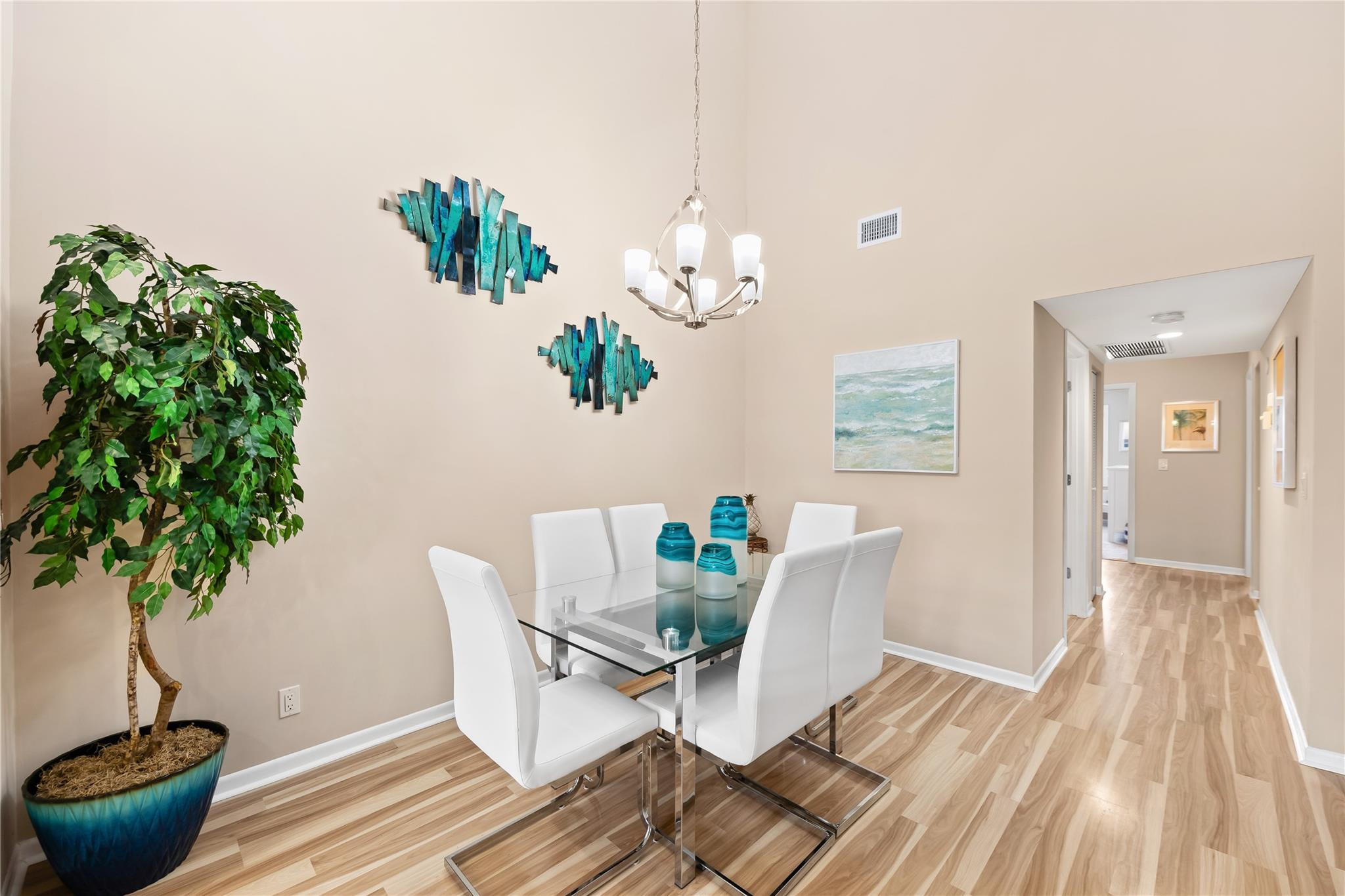 14067 Nesting Way, Unit C Delray Beach, FL 33484 - Photo 14 of 32 a living room with furniture and a potted plant