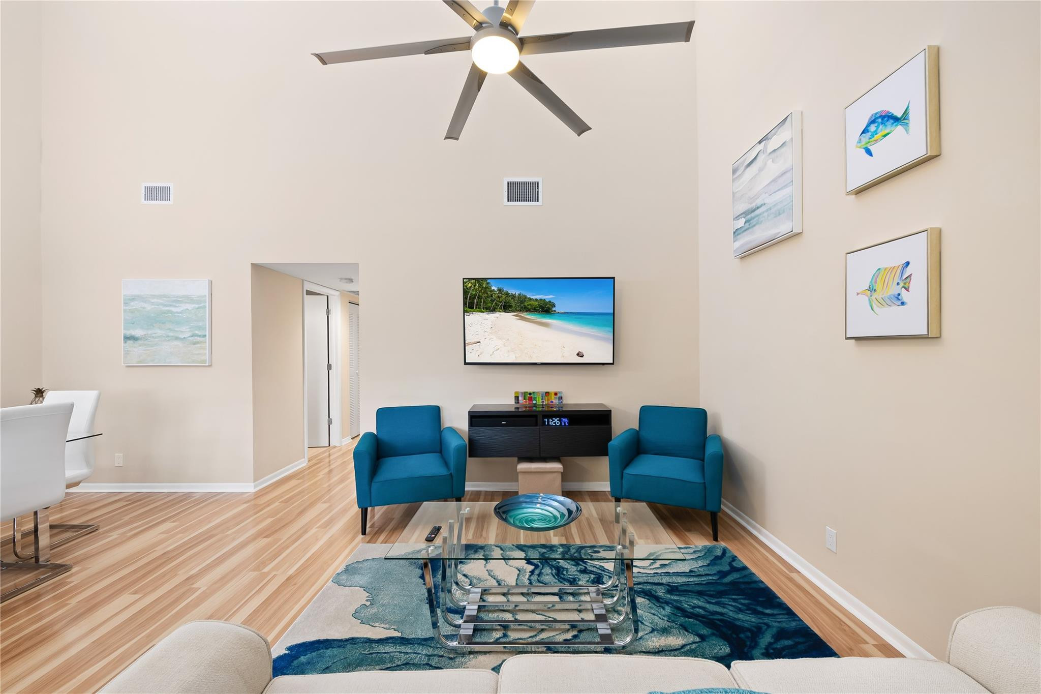 14067 Nesting Way, Unit C Delray Beach, FL 33484 - Photo 9 of 32 a living room with furniture rug and window