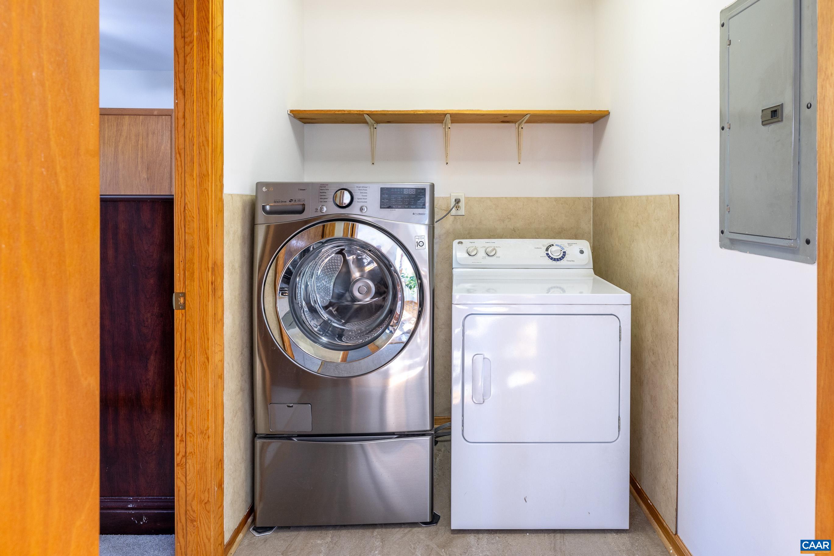 7839 Venable Road Kents Store, VA 23084 - Photo 36 of 51 a utility room with dryer and washer