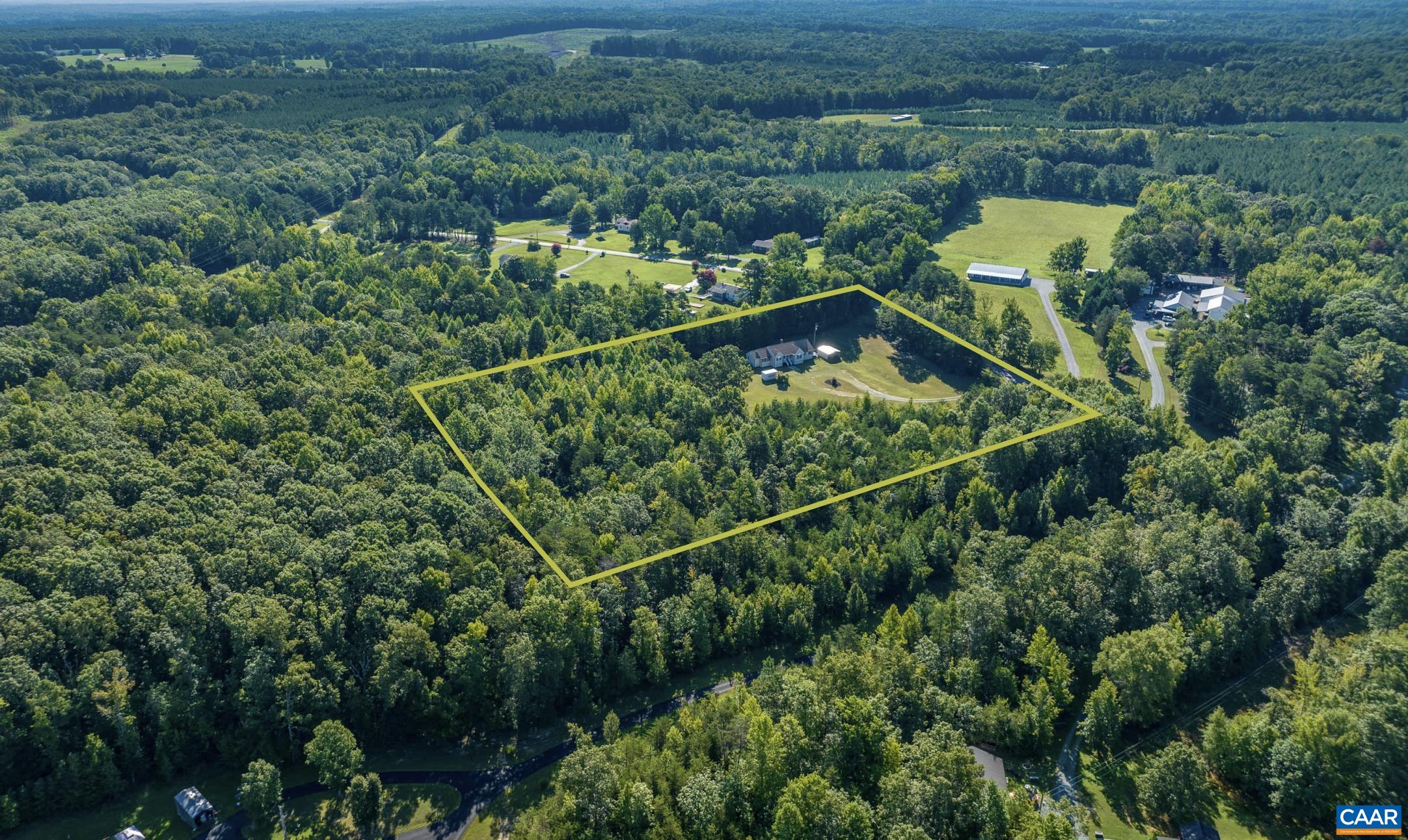 7839 Venable Road Kents Store, VA 23084 - Photo 7 of 51 an aerial view of a house with a yard
