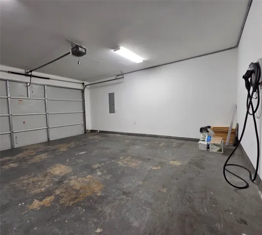 a view of a room with an empty space