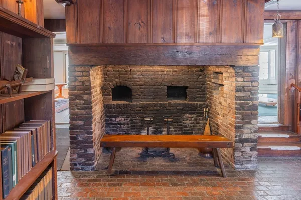 a view of water heater room