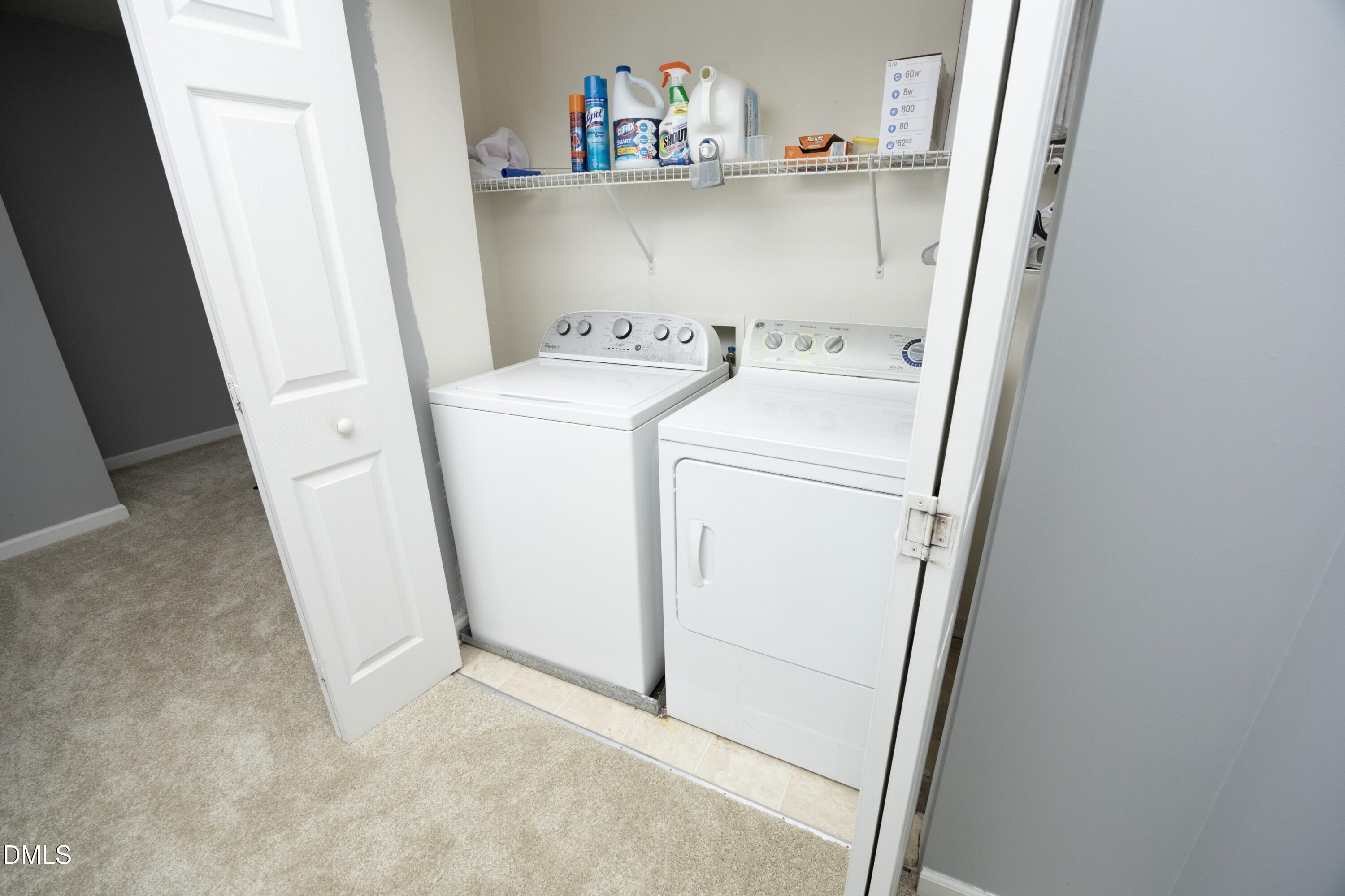 4054 Landover Lane Raleigh, NC 27616 - Photo 21 of 27 a utility room with dryer and washer