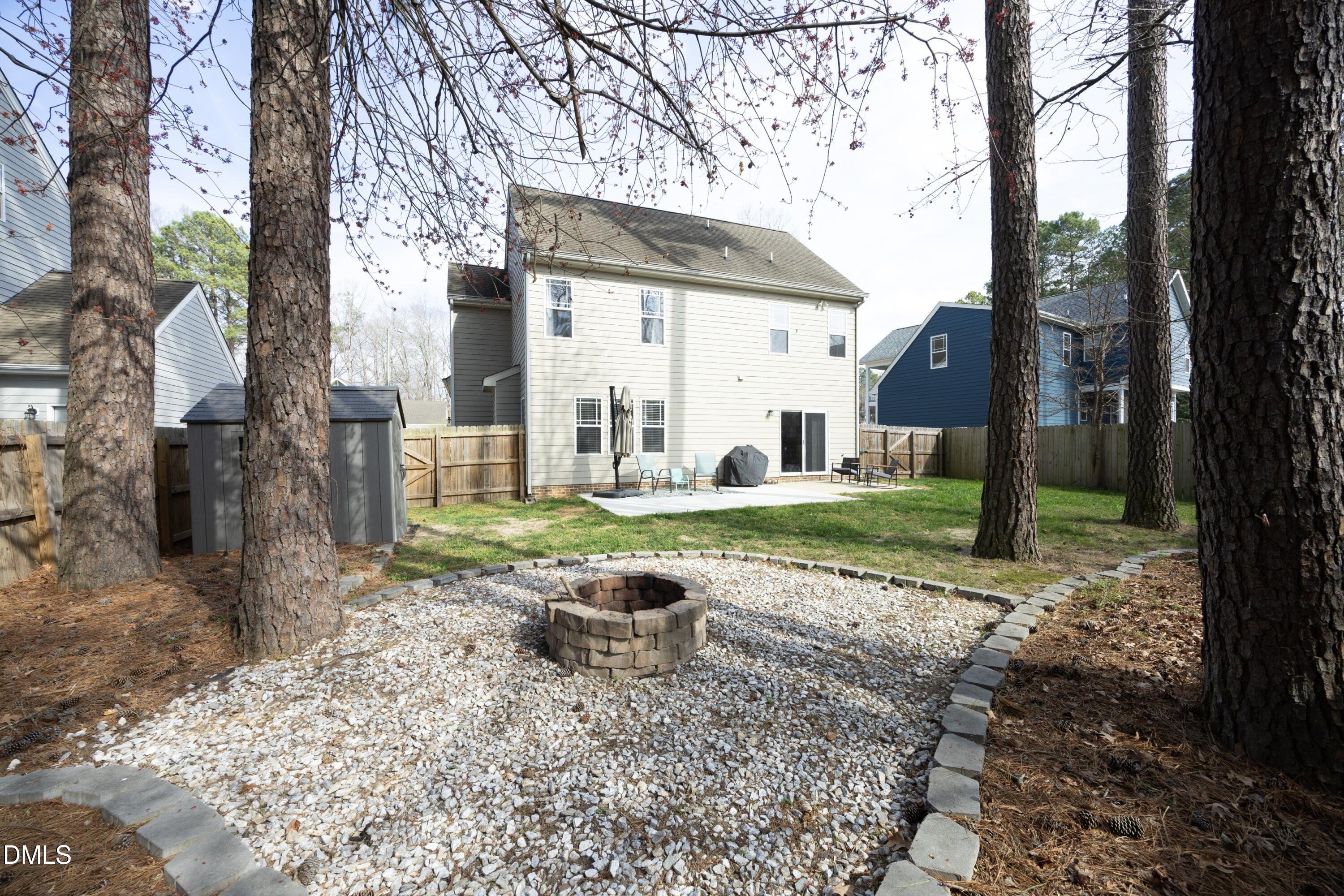 4054 Landover Lane Raleigh, NC 27616 - Photo 25 of 27 a view of a yard with a house in the background
