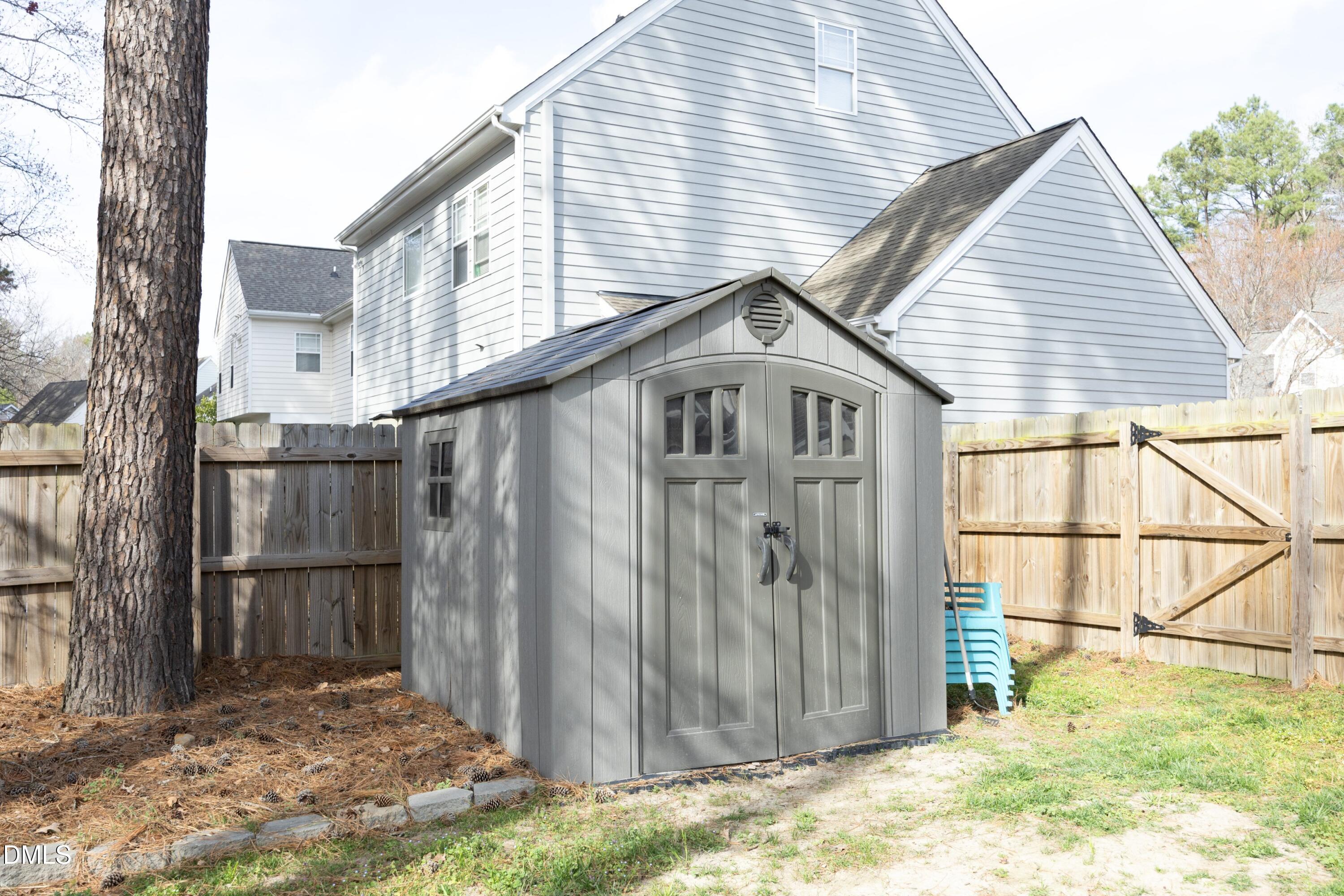 4054 Landover Lane Raleigh, NC 27616 - Photo 27 of 27 a backyard of a house