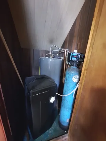 a view of water heater room