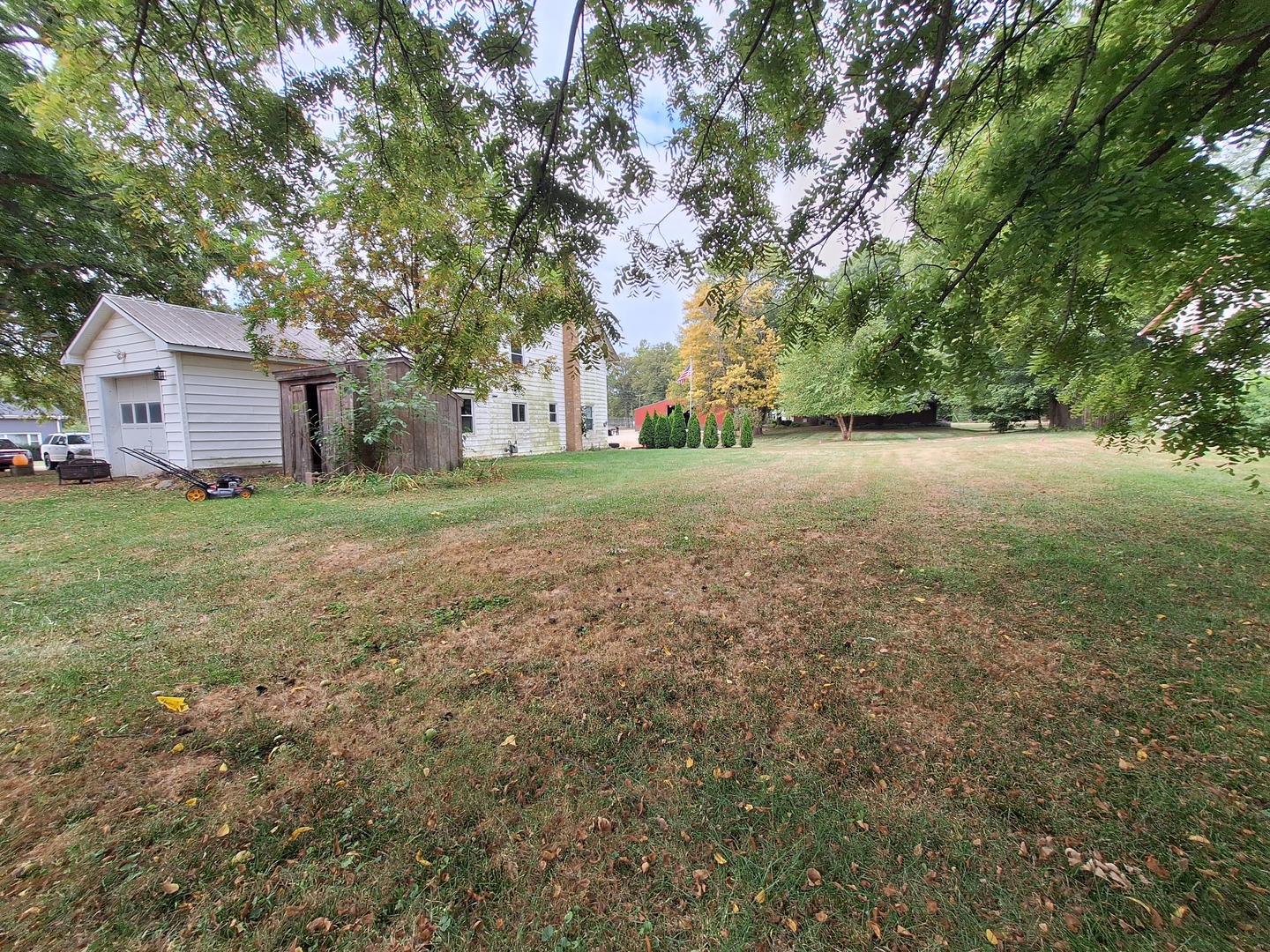 200 Oregon Street Troy Grove, IL 61372 - Photo 33 of 34 a view of a big yard with large trees