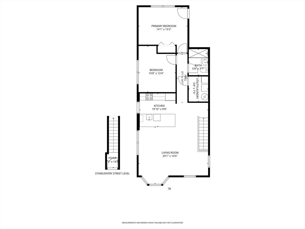 7A Eugene Circle, Unit B Boston, MA 02130 - Photo 42 of 42 a picture of a floor plan