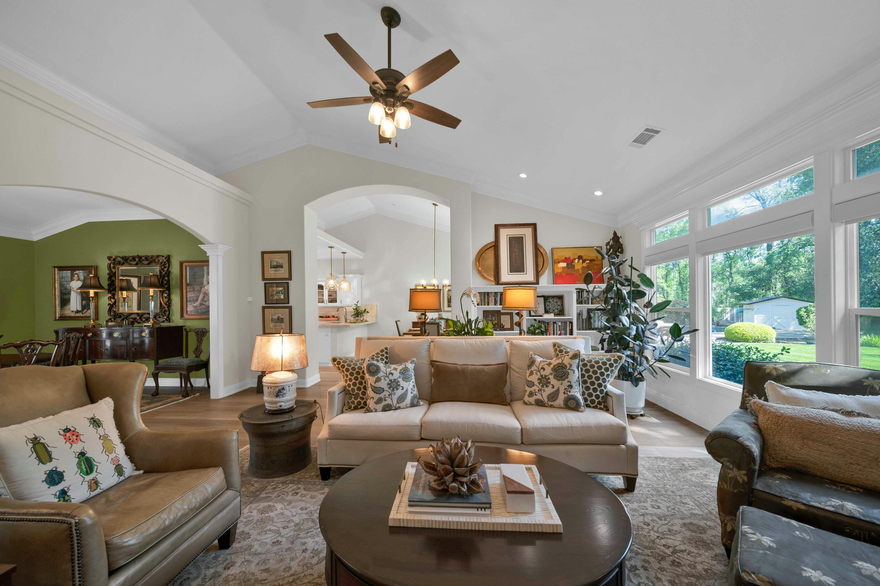 4045 Mt Whitney Way Redding, CA 96002 - Photo 15 of 78 a living room with furniture and a large window