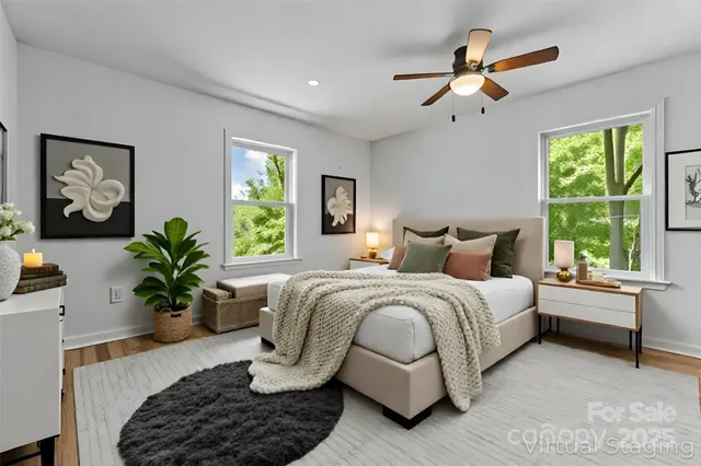 a house with trees in the background