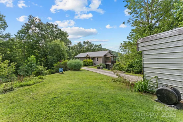 a view of swimming pool from a balcony