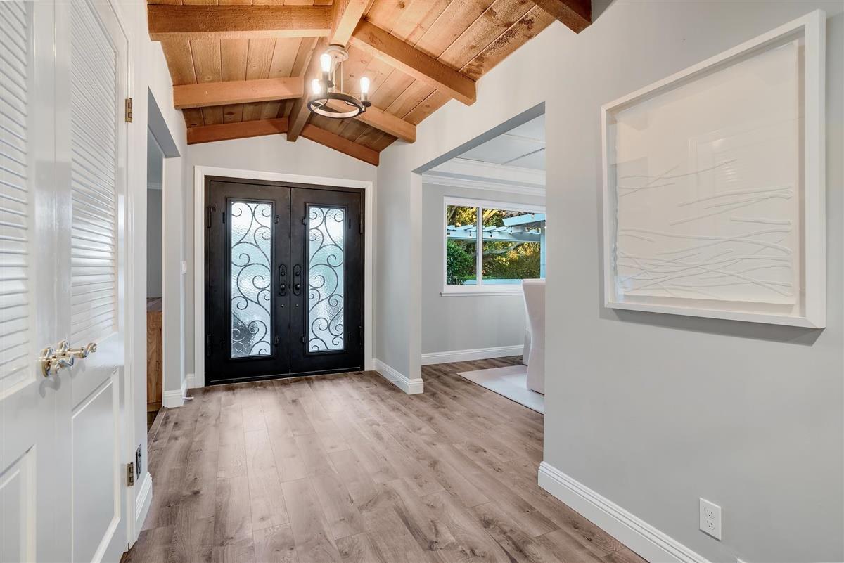 14355 Quito Road Saratoga, CA 95070 - Photo 19 of 50 wooden floor in an empty room with a window