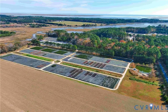 a view of a city with an ocean