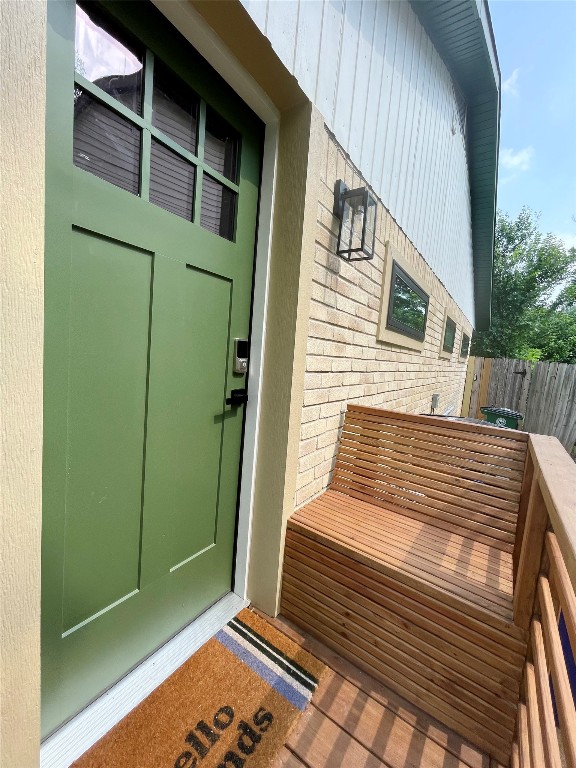 1023 Nile Street, Unit B Austin, TX 78702 - Photo 2 of 14 Up close entrance