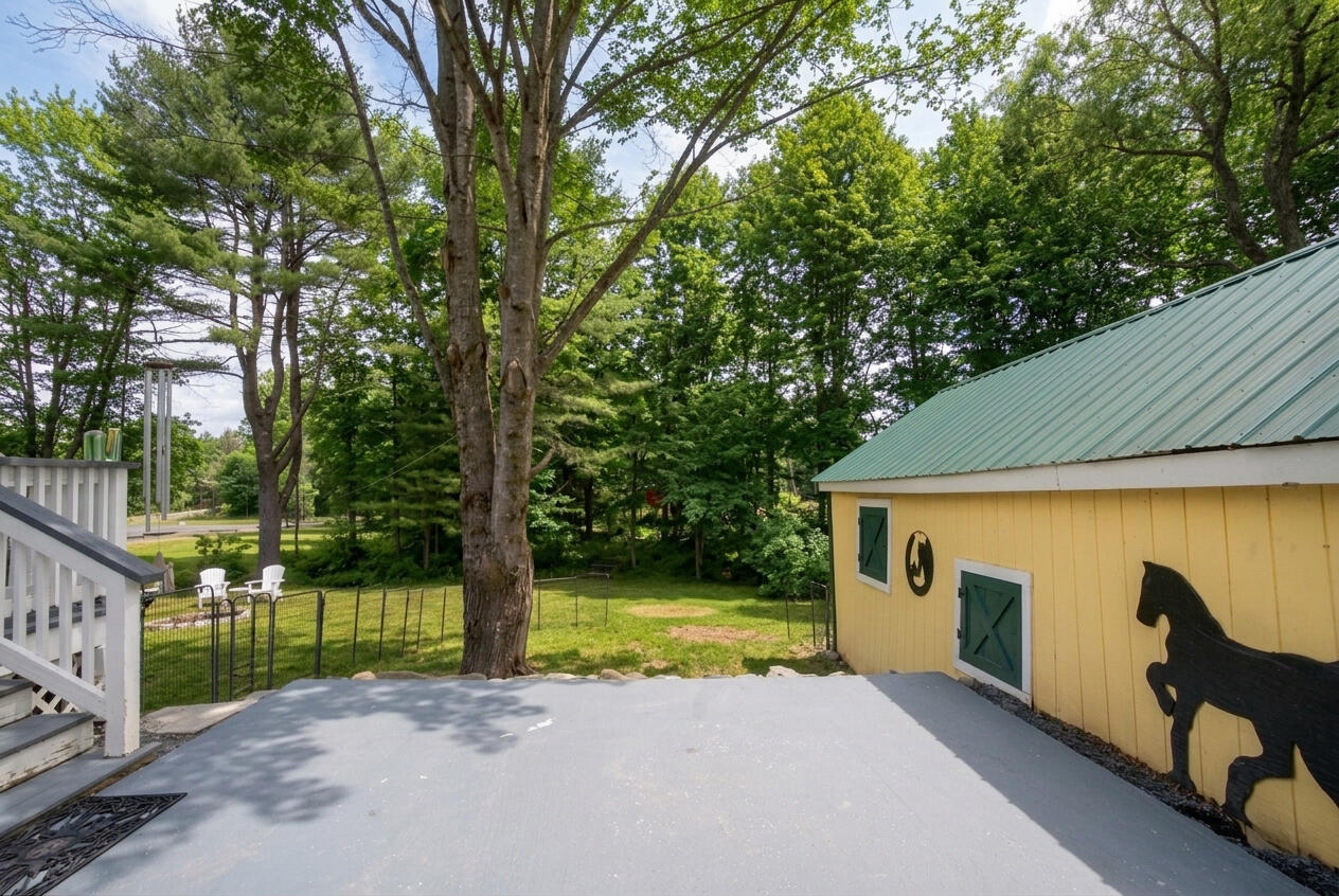 13 Hall Street Anson, ME 04958 - Photo 31 of 32 Patio next to additional garage barn