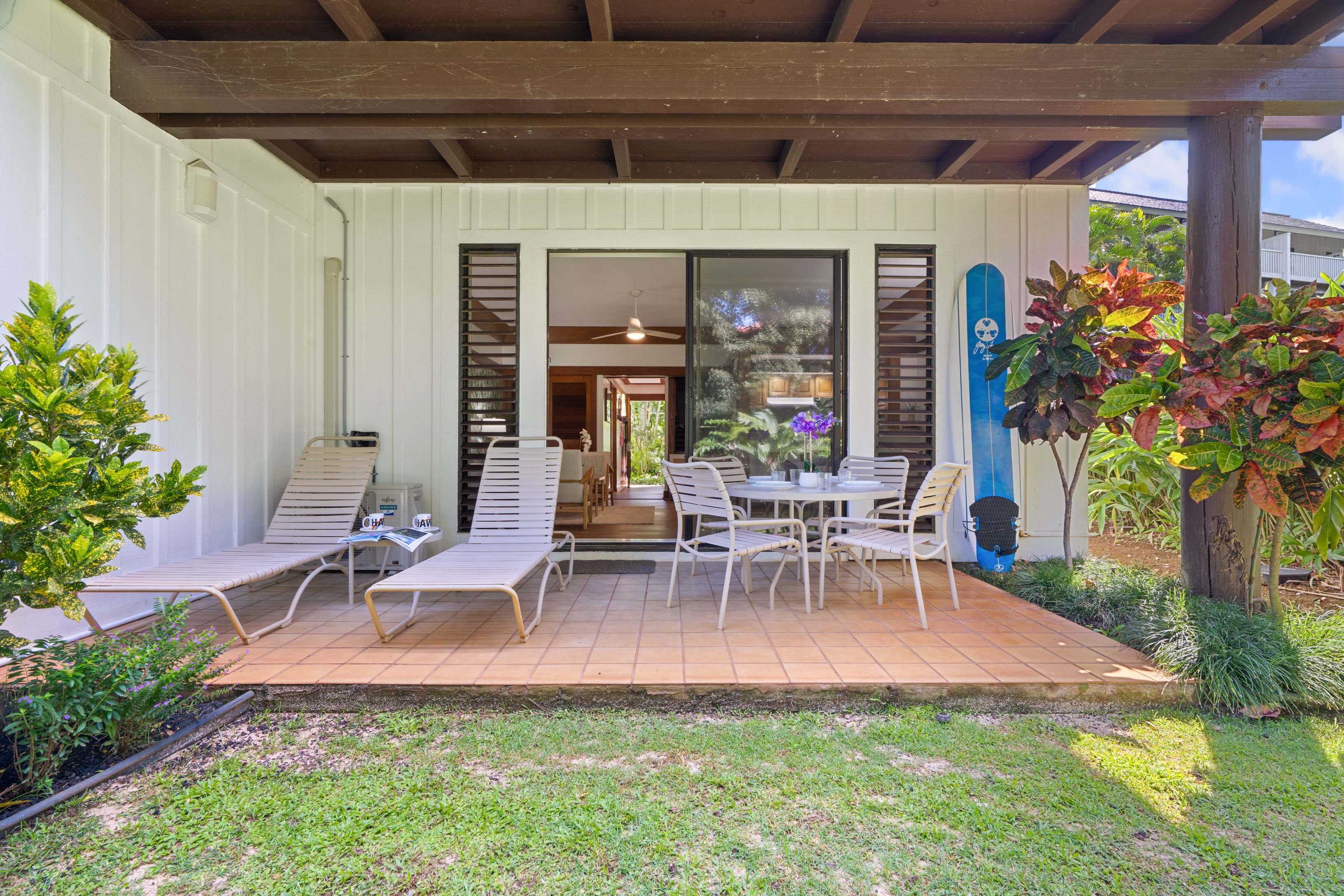 2253 Poipu Road, Unit 419 Koloa, HI 96756 - Photo 26 of 30 a view of a backyard with a patio